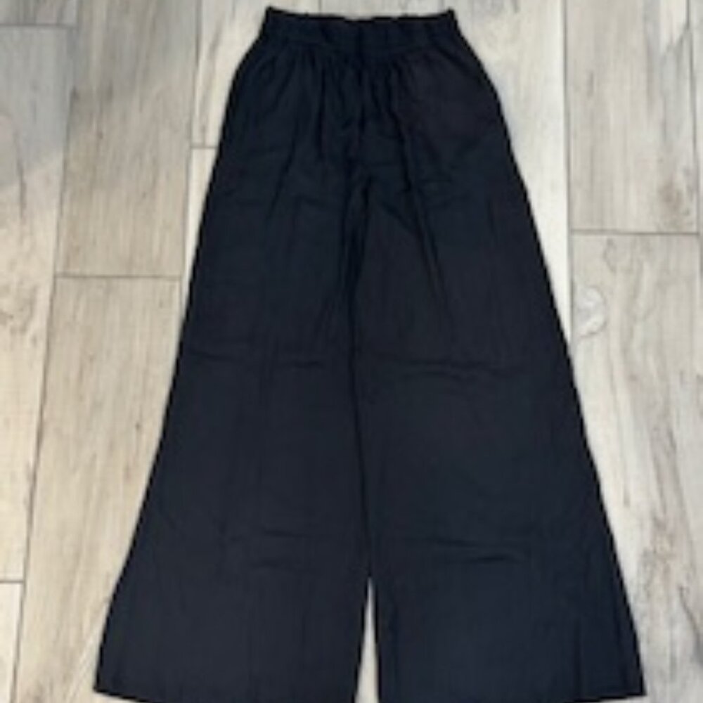 Zara wide leg silk like pants